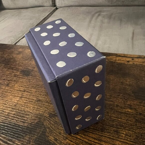 Laduree Box Paris, France 2015 4” X 4” X 2" Dark Blue (Rare) - Picture 3 of 6